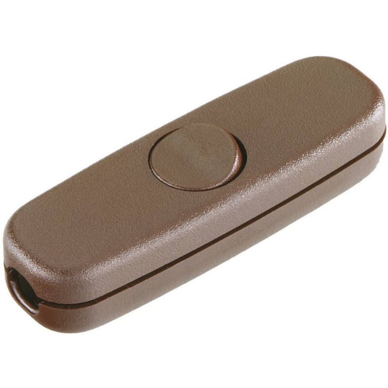 foto del prodotto inter b r interb r 5055 009.01 interruttore a filo passante marrone 1 x off on 3 a 1 pz.