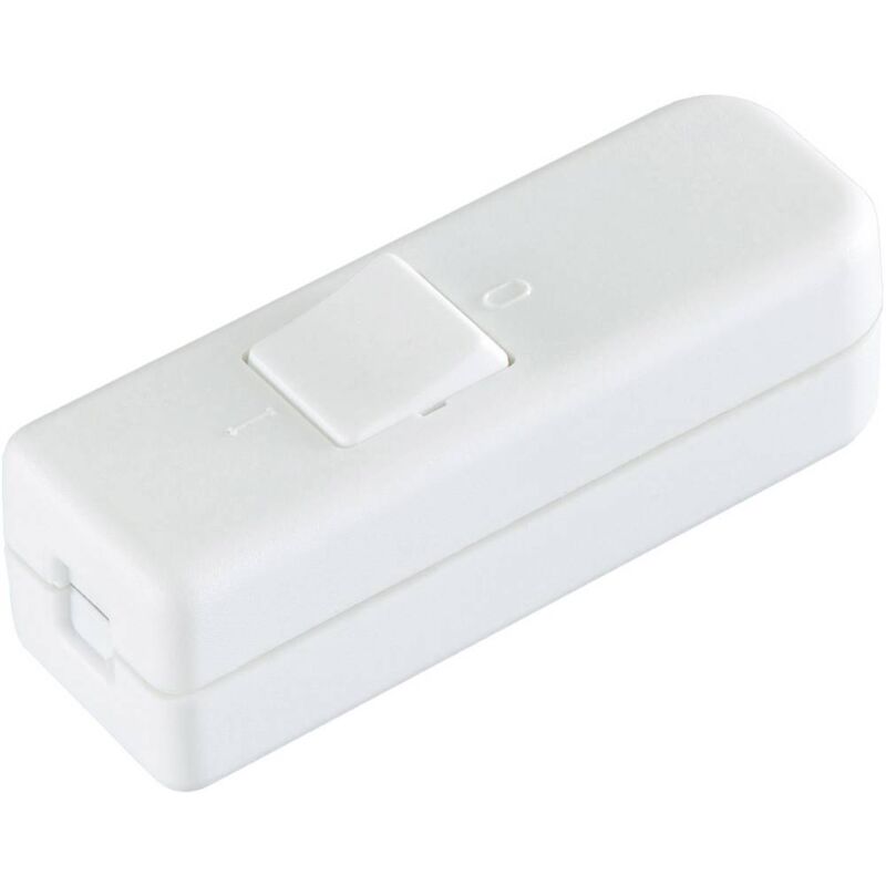 foto del prodotto inter b r interb r 8006 008.01 interruttore a filo passante bianco 1 x off on 6 a 1 pz.