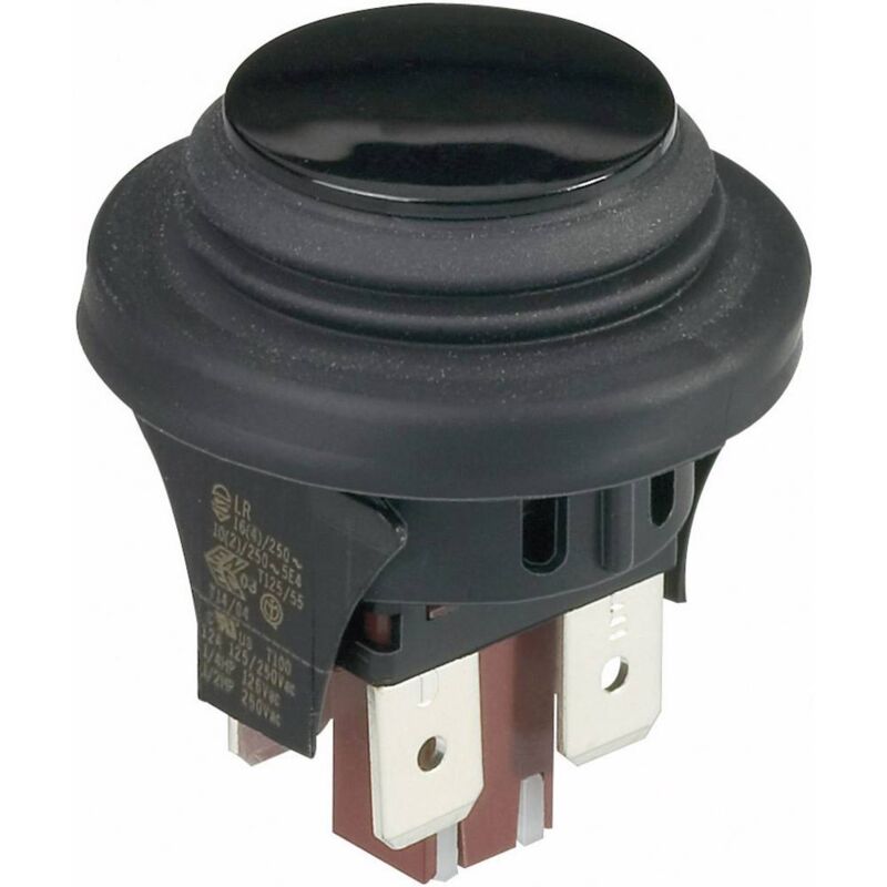foto del prodotto inter b r pulsante 250 v ac 16 a 2 x off on interb r 3656 001.22 ip65 momentaneo 1 pz.