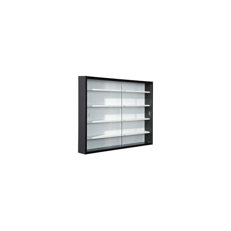 foto del prodotto inter link kit vetrinetta cm. 80x9,5x60 credenza a vetri due ante 4 ripiani