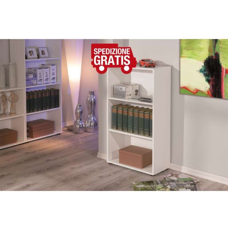 foto del prodotto inter link - libreria arco 3 livelli laminato banco dim. 60x30x110