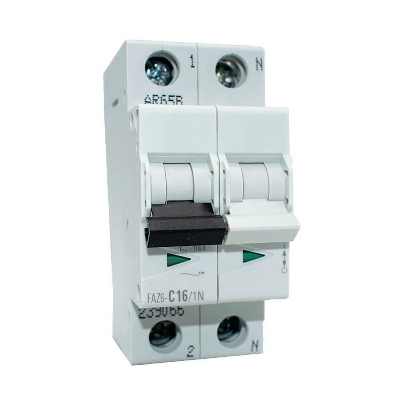 foto del prodotto inter. magnetotermico 1p n 16a curva c