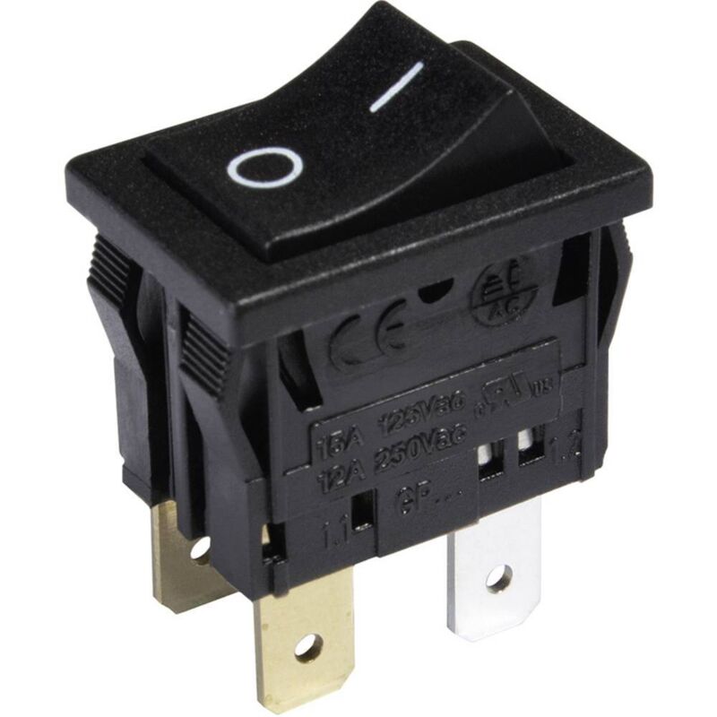 foto del prodotto interb r 3634 201.22 interruttore a bilanciere 3634 201.22 250 v ac 10 a 1 x off on permanente 1 pz.