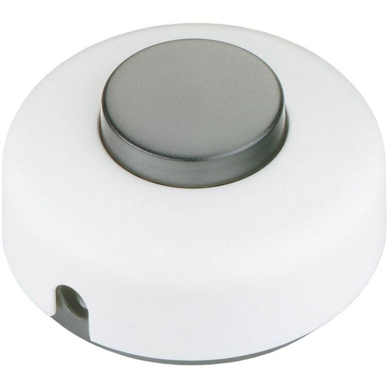 foto del prodotto interb r 5062 501.01 interruttore a pedale bianco, nero 1 x off on 2 a 1 pz.