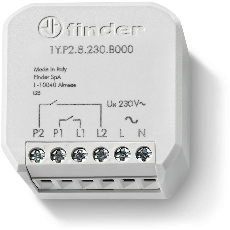 foto del prodotto interfaccia input yesly 2 canali di ingresso p1 e p2 finder 1y.p2.8.230.b000