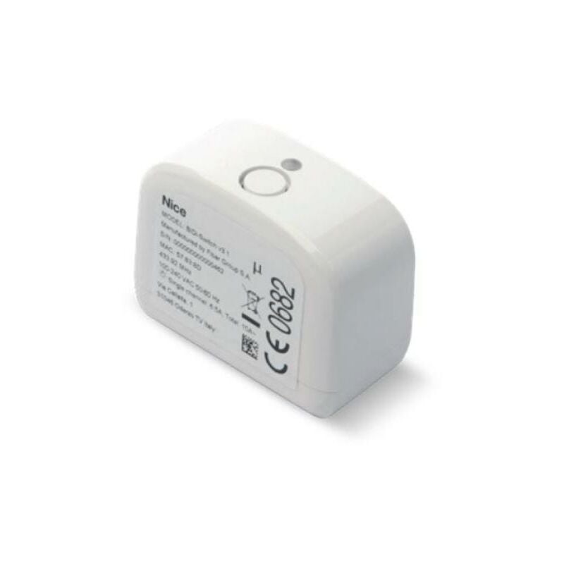 foto del prodotto interfaccia nice bidi switch mono e bidirezionale per la gestione di luci e carichi elettrici 301206510101