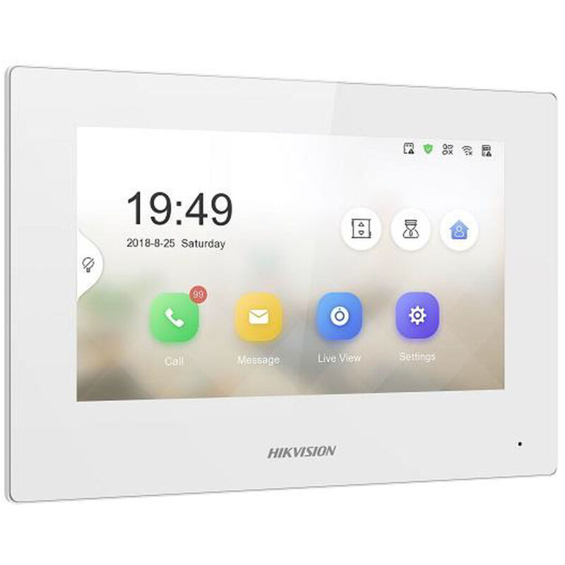foto del prodotto interfono hikvision ds kh6320 wte2 w bia y bianco