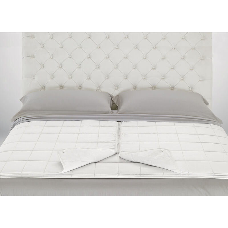 foto del prodotto interno piumino anallergico piumone letto matrimoniale lui lei estate inverno bianco lavabile