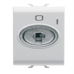 foto del prodotto interr.1m 2p 10ax chiave bianco