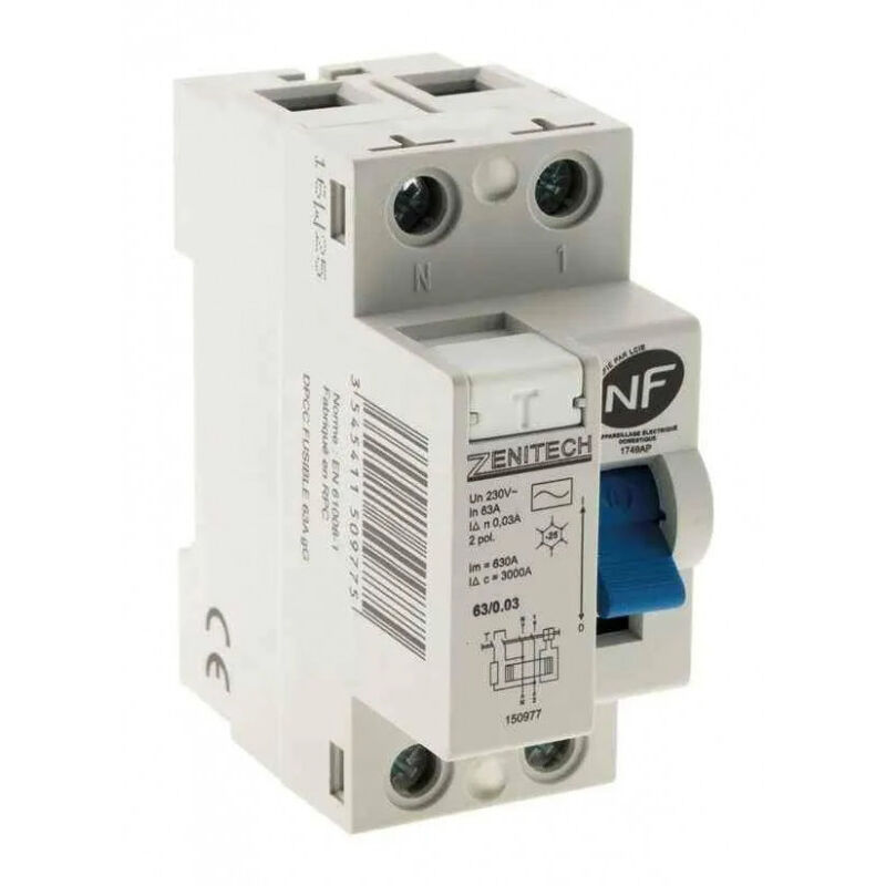 foto del prodotto interrupteur diff rentiel 63 2 30ma type ac nf.