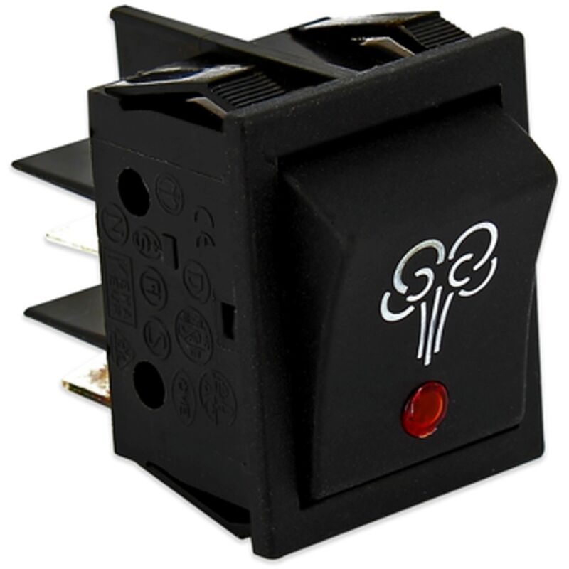 foto del prodotto interruttore 0-1 led rosso simbolo vapore ferri da stiro universale 30x22