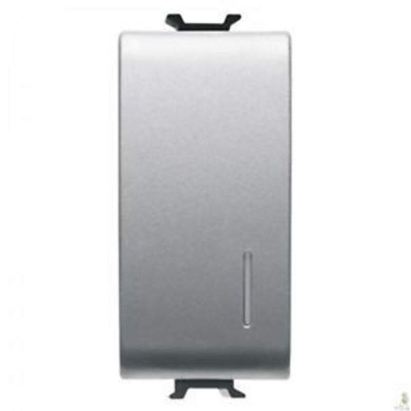foto del prodotto interruttore 1m 1p 16ax illuminabile loc.titanio gewiss cod. gw14002 