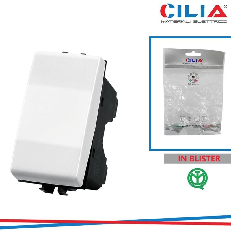 foto del prodotto interruttore 1p mtx bianco cilia