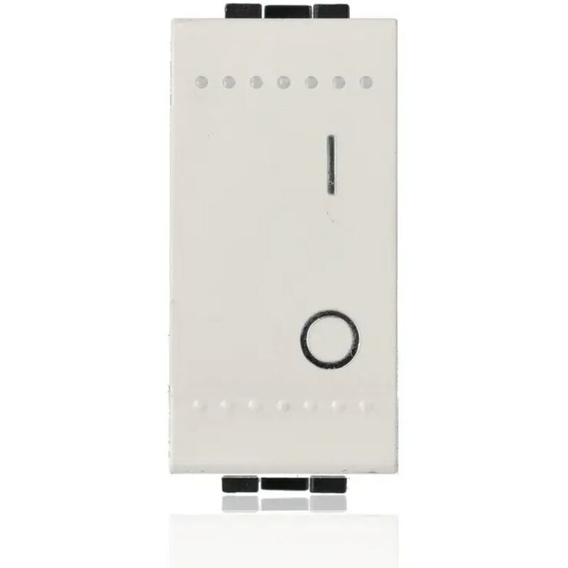 foto del prodotto interruttore 2p 16 ax 250vac 1modulo bianco livinglight bticino n4002n