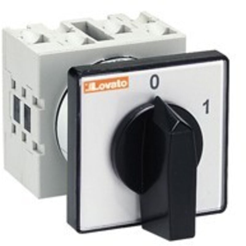 foto del prodotto interruttore 4p 2pos.montaggio frontale lovato cod. gx1692u