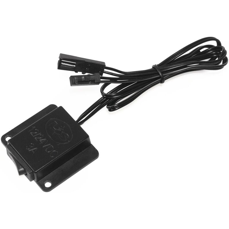 foto del prodotto interruttore a bilanciere nero 12 24 v 36 72 w l s
