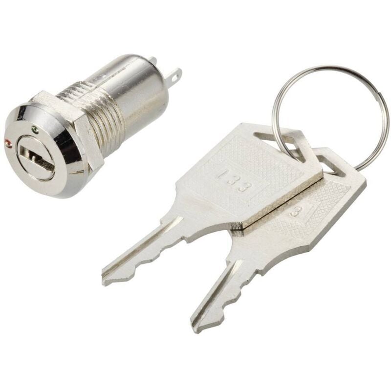 foto del prodotto interruttore a chiave 30 v, 1 a, 1 off on, 1 x 90 s1091 b, 1 pz.
