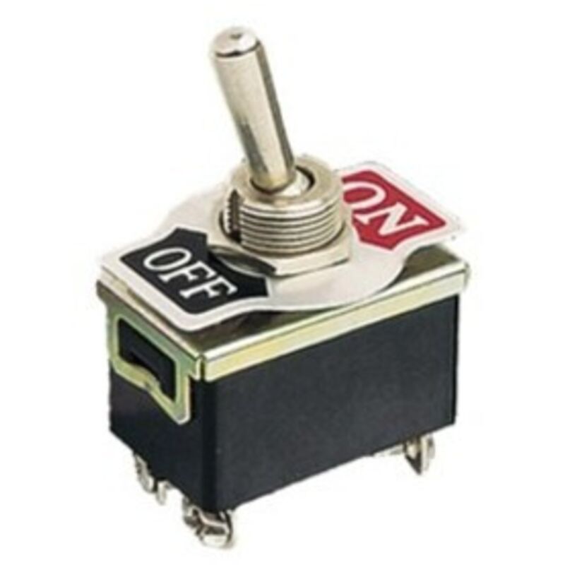 foto del prodotto interruttore a leva bipolare on off collegamento a vite 10a 250vac electro dh 11.466.i 8430552059126