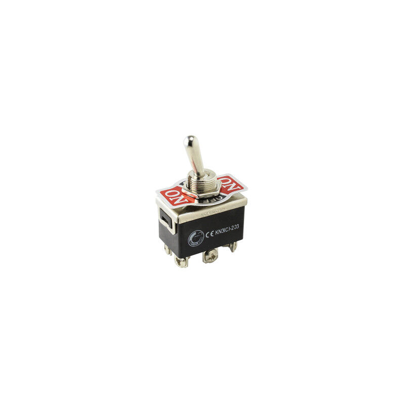 foto del prodotto interruttore a leva bipolare terminali faston 6 35 mm on off on 10a 250vac electro dh 11.467.i tp 8430552074792