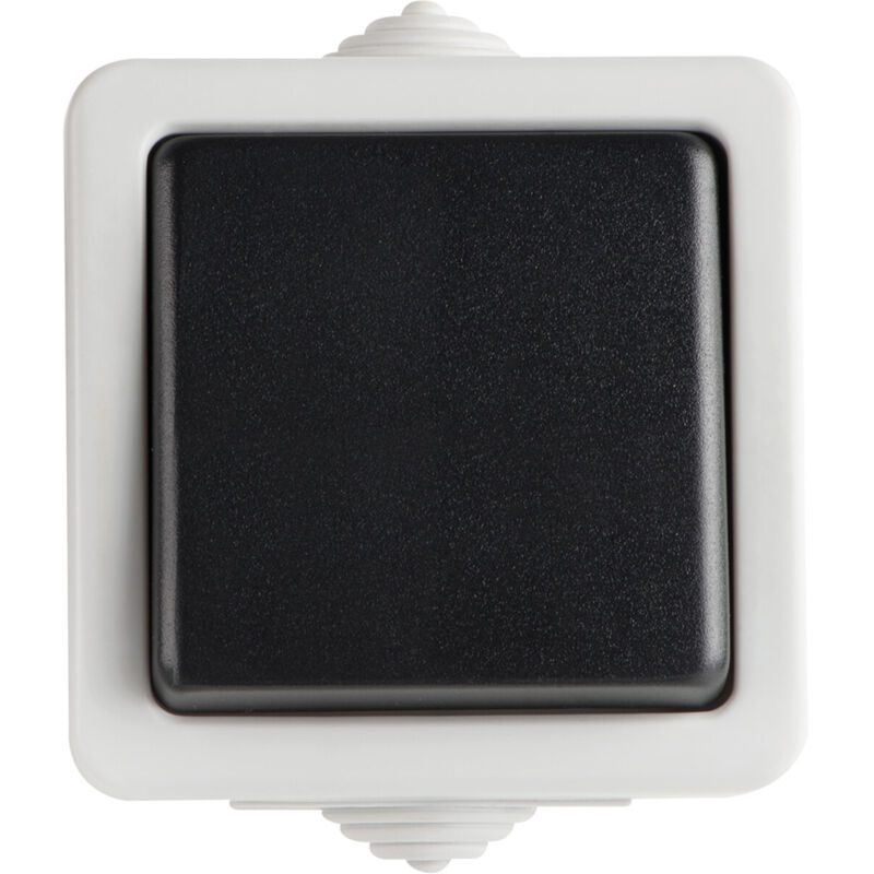foto del prodotto interruttore a muro semplice ip54 10ax grigio tekno