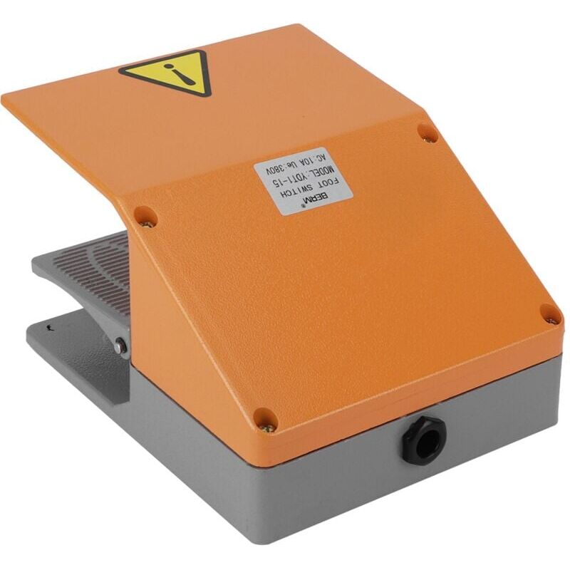 foto del prodotto interruttore a pedale ydt1 15 380vac, doppio pedale di controllo, interruttori elettrici per kit di alimentazione per macchine elettriche