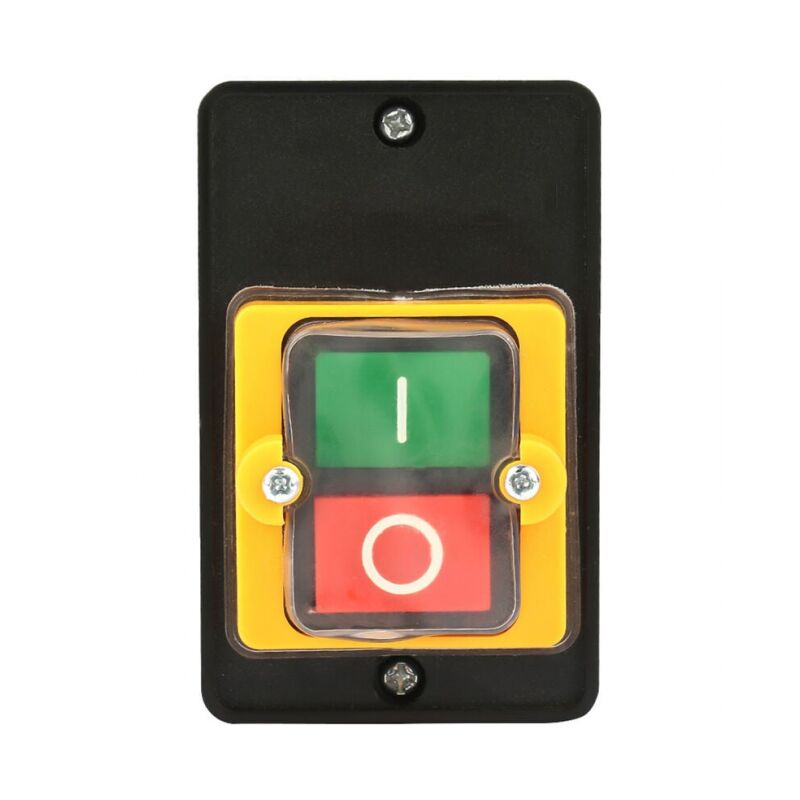 foto del prodotto interruttore a pulsante impermeabile ac220v 380v 10a interruttore a pulsante pulsante di avviamento motore pulsante di arresto motore interruttore