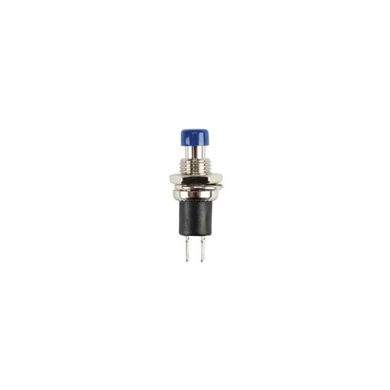 foto del prodotto interruttore a pulsante off on blu