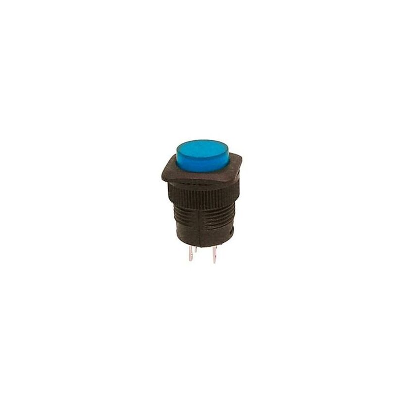 foto del prodotto interruttore a pulsante off on con led blu