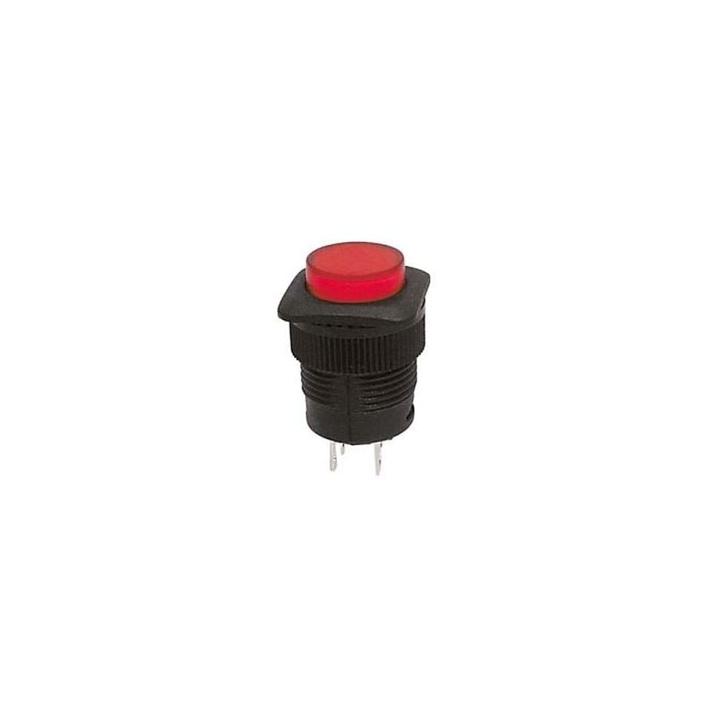 foto del prodotto interruttore a pulsante off on con led rosso