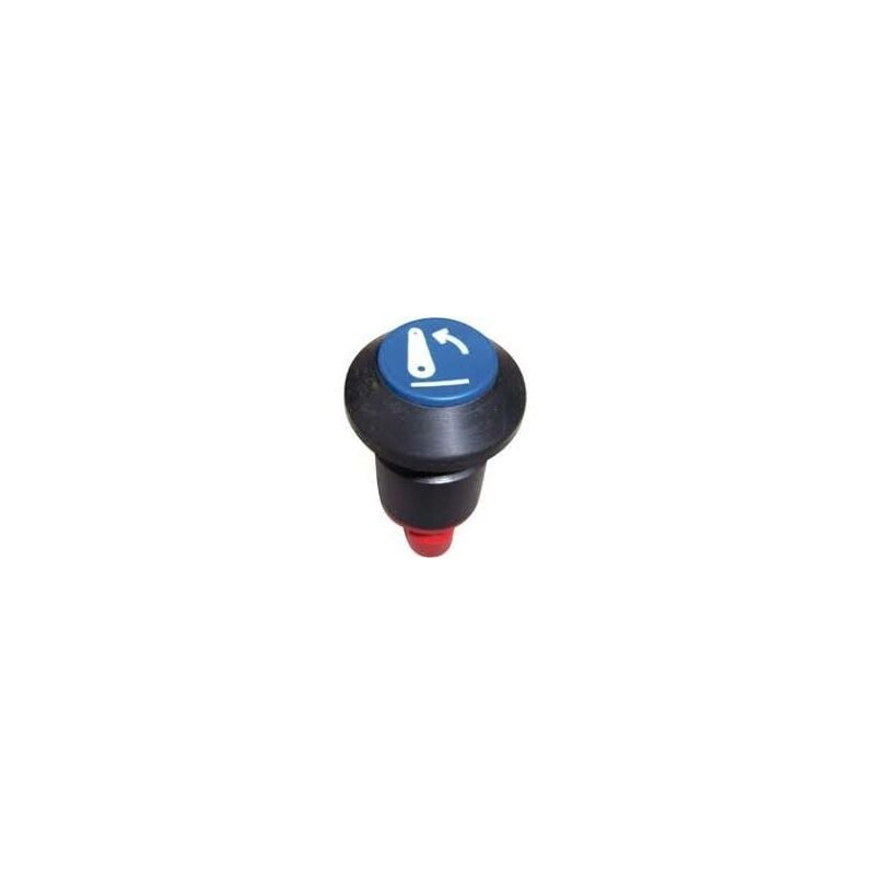foto del prodotto interruttore a pulsante pneutron blu