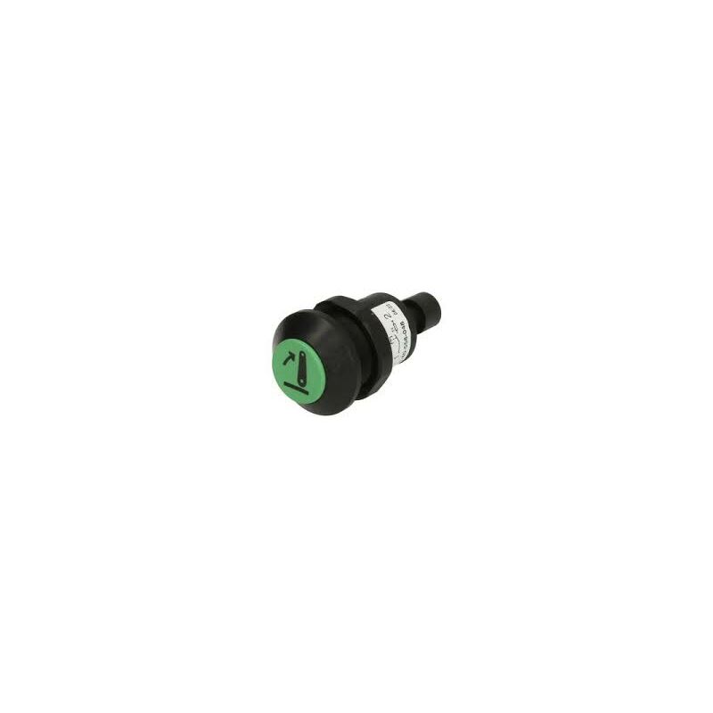 foto del prodotto interruttore a pulsante pneutron verde