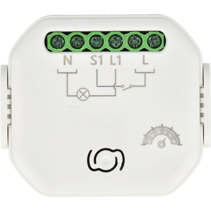foto del prodotto interruttore a rel muro, dimmer wi fi singolo