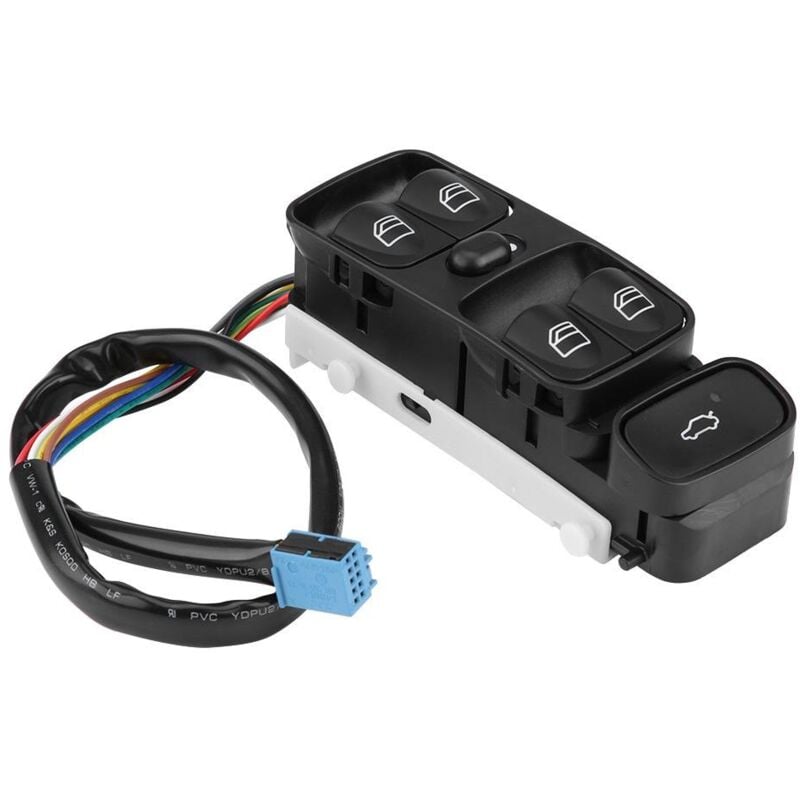 foto del prodotto interruttore alzacristalli elettrico per auto, interruttore principale alzacristalli elettrico per auto adatto per w209 clk320 clk500 2003 2009