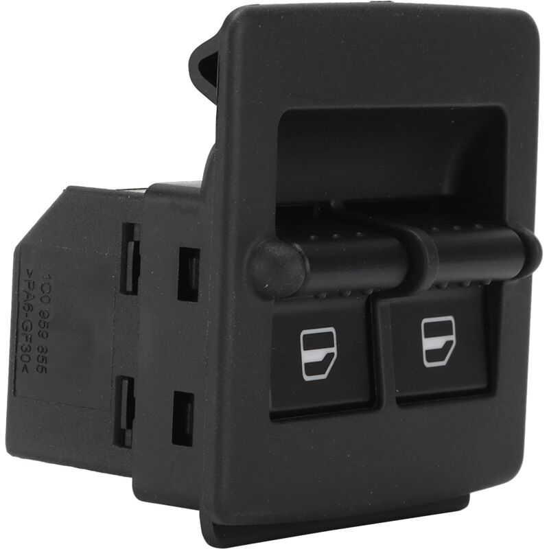 foto del prodotto interruttore alzacristalli elettrico principale, ricambio oem 1c0959855, 1c0959527, 1c0959855a01c, 1c0959527a01c, adatto per maggiolino 1998 2010