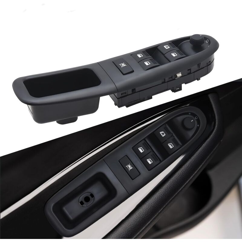 foto del prodotto interruttore alzacristallo elettrico alzacristallo conducente per peugeot 406 1999 2000 2001 2002 2003, 6554cf