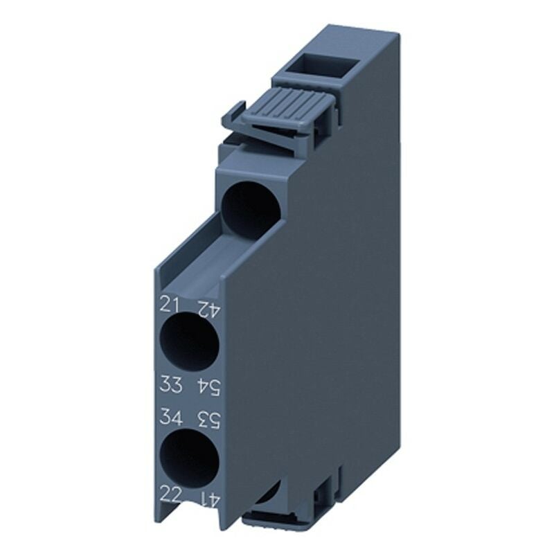 foto del prodotto interruttore ausiliario siemens laterale 1no 1nc 3rh29111da11