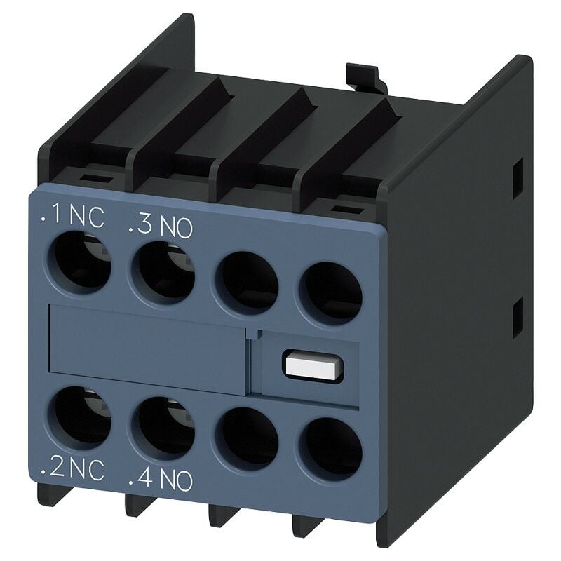 foto del prodotto interruttore ausiliario siemens sul lato anteriore 1no 1nc 3rh29111ha11