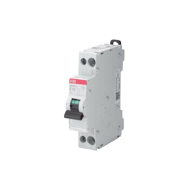 foto del prodotto interruttore automatico 1 polo n 16a 4,5ka abb sn201lc16