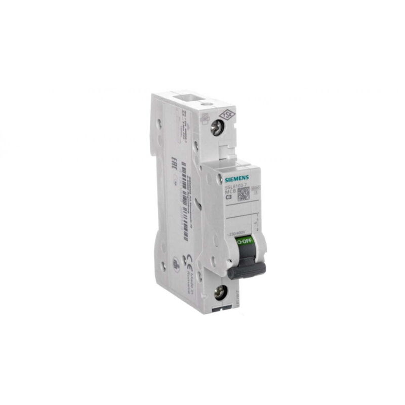 foto del prodotto interruttore automatico 1p c 3a 6ka ac 5sl6103 7