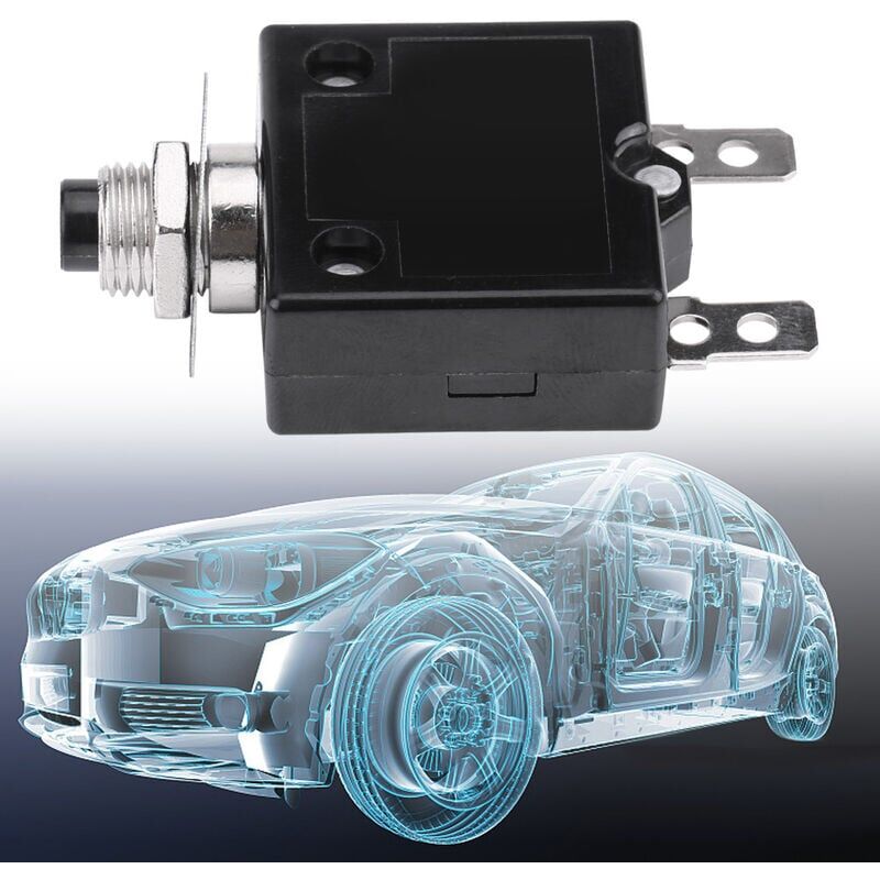 immagine 0 del prodotto interruttore automatico 5a 8a 10a 15a 18a 20a 30a interruttore termico di ripristino opzionale, protezione da sovraccarico di corrente 125 250v ca
