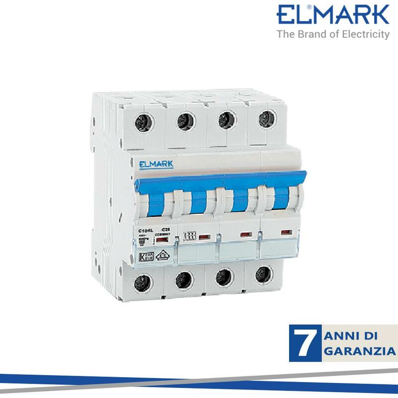 foto del prodotto interruttore automatico c104l 4p 10ka c40a curva c