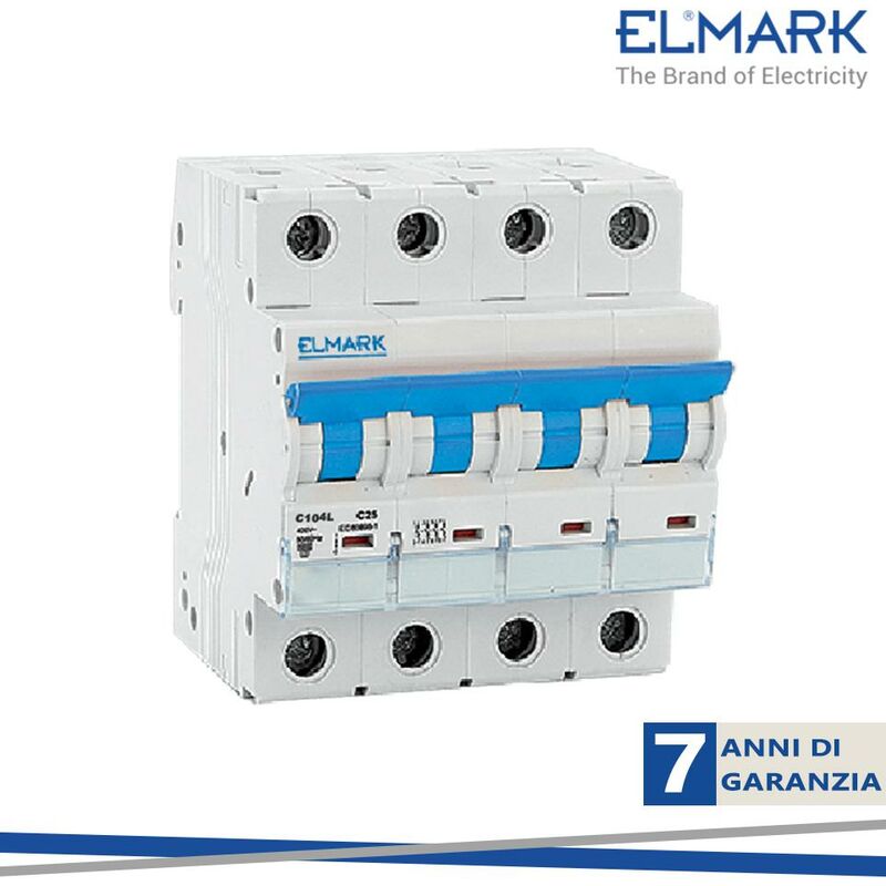 foto del prodotto interruttore automatico c104l 4p 10ka c63a curva c