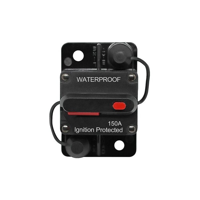 foto del prodotto interruttore automatico per auto da 30 a a 150 a, interruttore automatico impermeabile cc 12 v 48 v con ripristino manuale per auto, barca, moto,