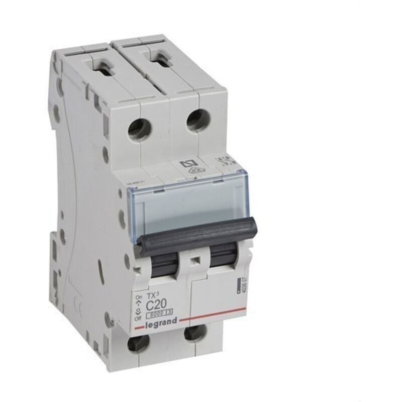 foto del prodotto interruttore automatico tx3 6ka-c 2p 20a