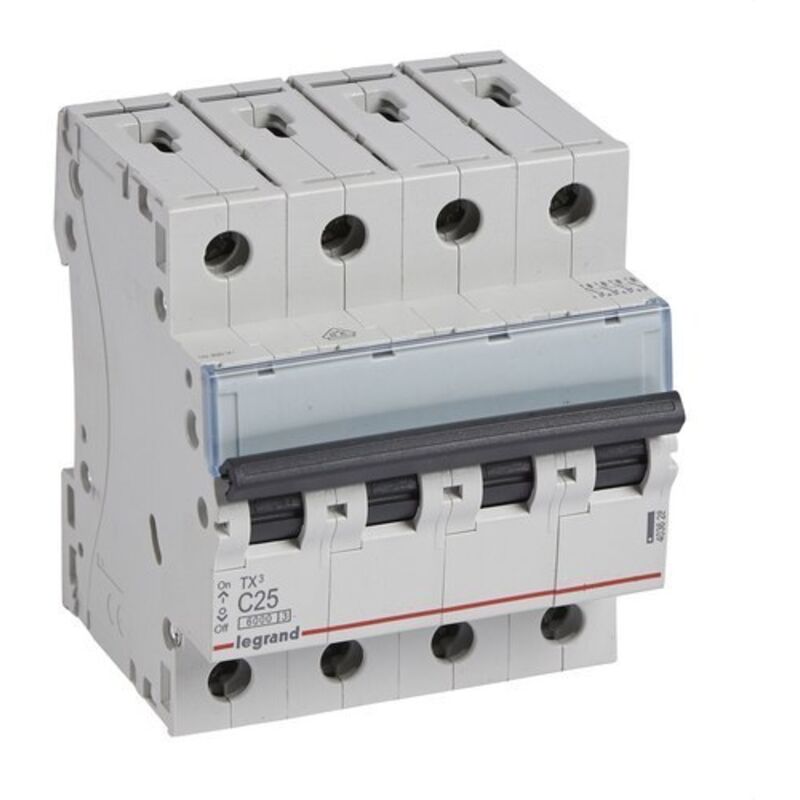 foto del prodotto interruttore automatico tx3 6ka-c 4p 25a