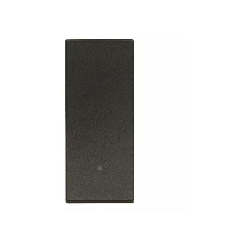 foto del prodotto interruttore basculante vimar linea 1p 10ax illuminabile nero 30020.g
