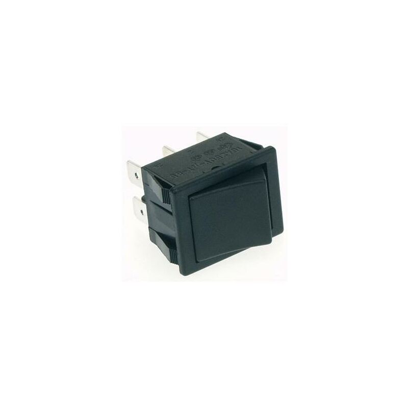 foto del prodotto interruttore bilanciere 10a 250v dpdt on on tappo nero