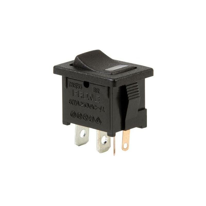 foto del prodotto interruttore bilanciere 5a 250v spst on off con led rosso
