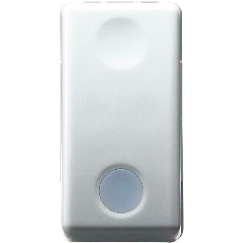 foto del prodotto interruttore bip luminoso interruttore bipolare 250v ac - 16ax luminoso 230v ac - 1 modulo - system white gw20504 - gewiss