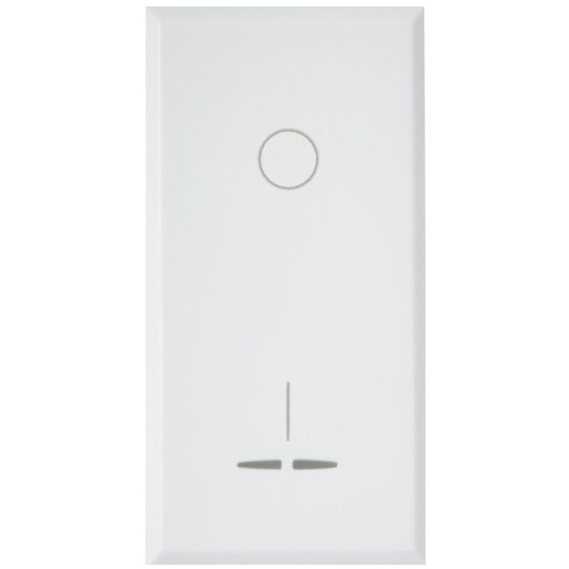foto del prodotto interruttore bipolare 16a illuminabile s44 bianco ave whitek 446010